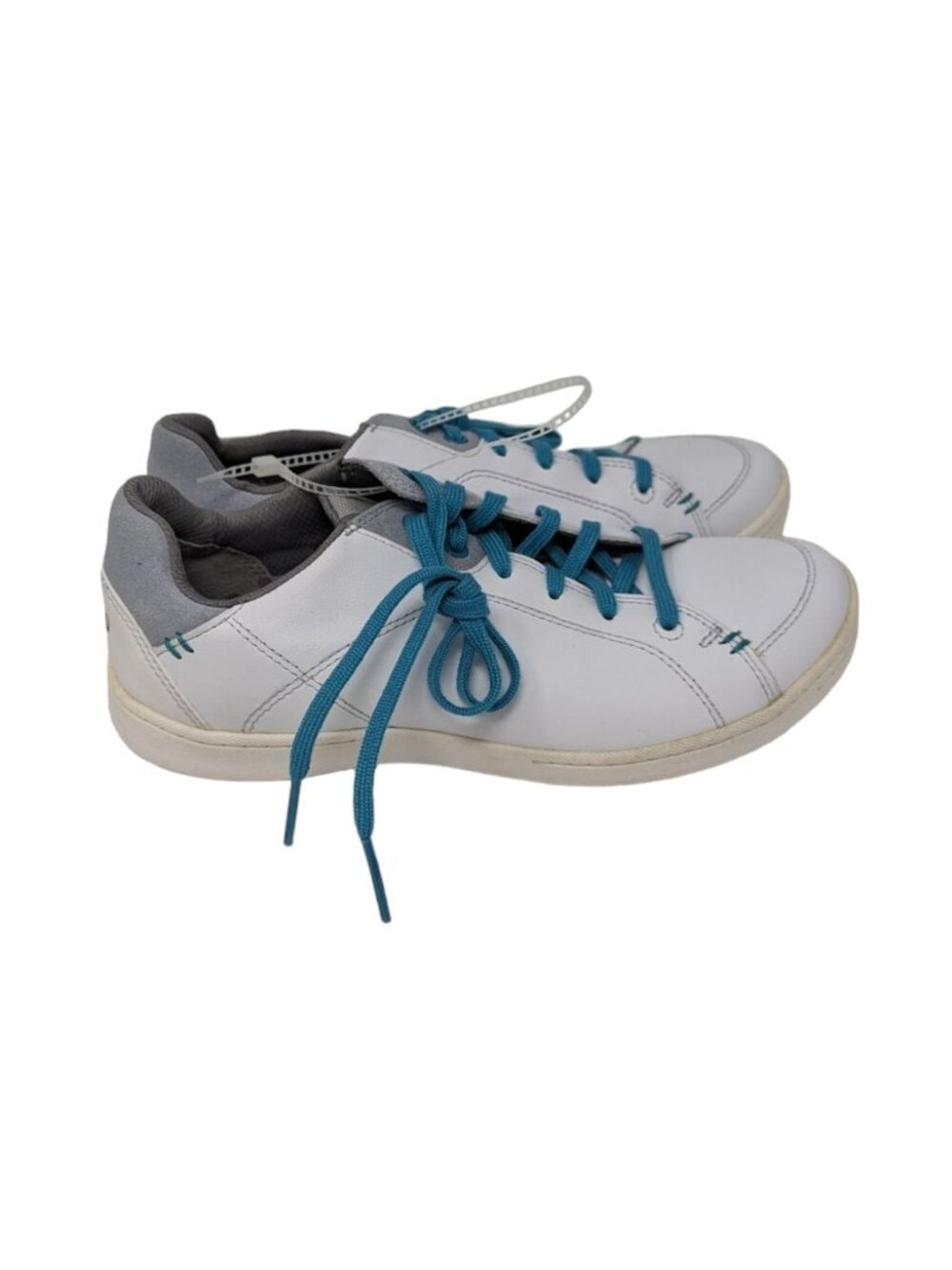 Ahnu Womens Noe Powder White Leather Tennis Shoes Sneakers Trainers Size 7 - Picture 3 of 6
